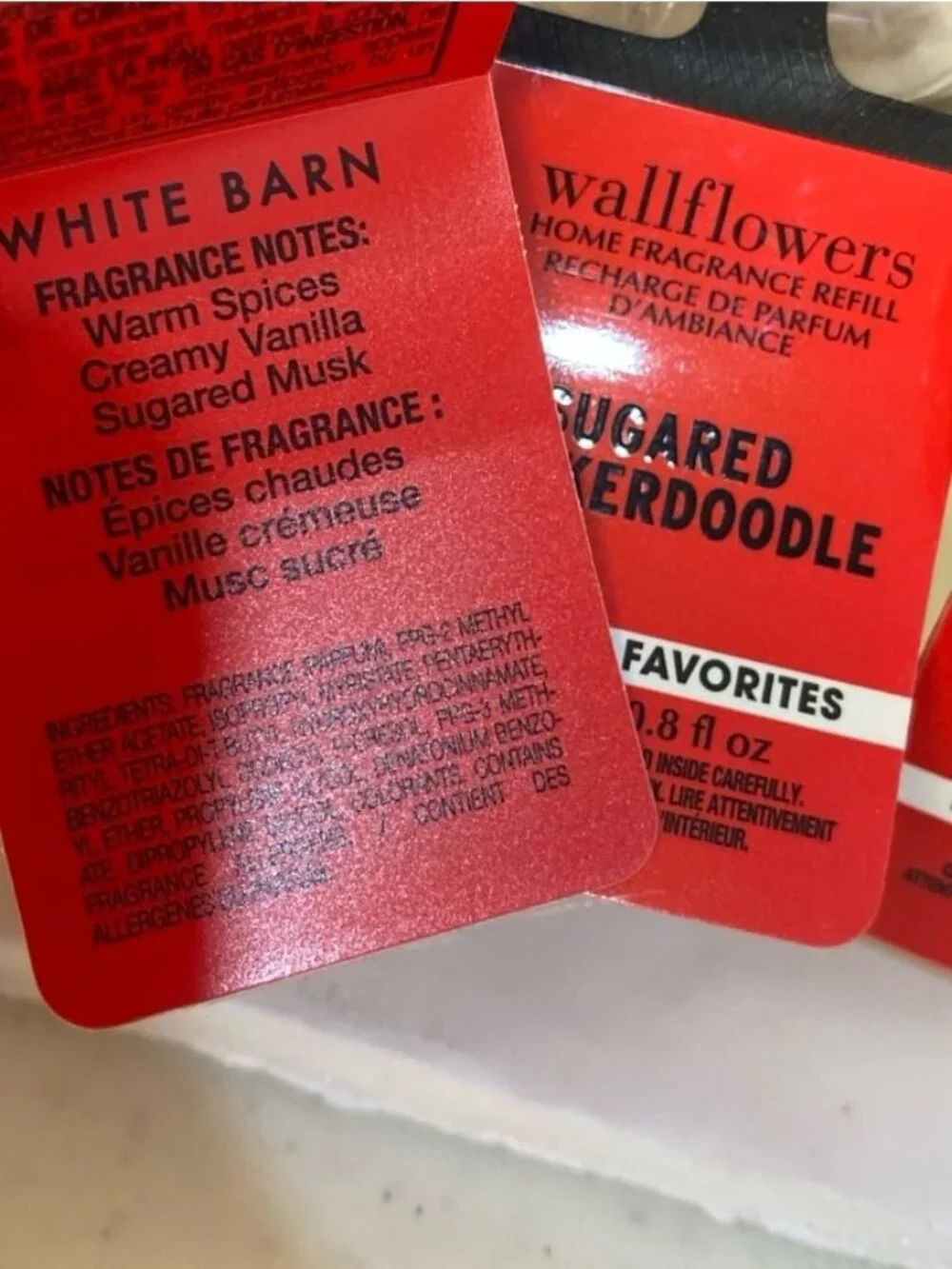 Bath & Body Works “Sugared Snickerdoodle” 3 NEW Wallflower Refills - Picture 2 of 3